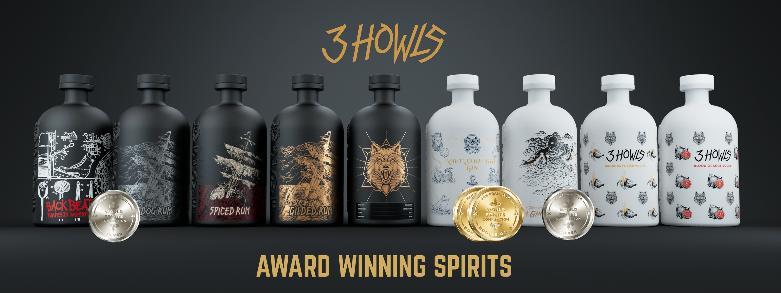 Our Spirits — 3 Howls Distillery